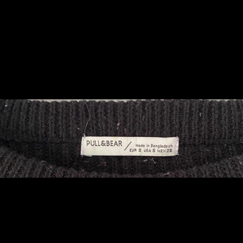 Pull & Bear Striped Knit‎ Sweater Preppy Streetwear Academia Normcore Minimal - Picture 3 of 4